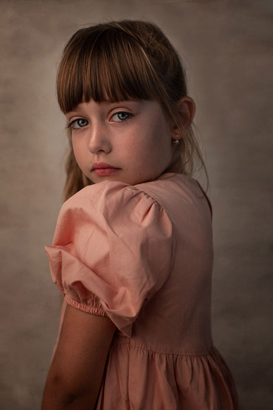 fine art portret dievcatka